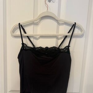 SKIMS Black Lace Cami